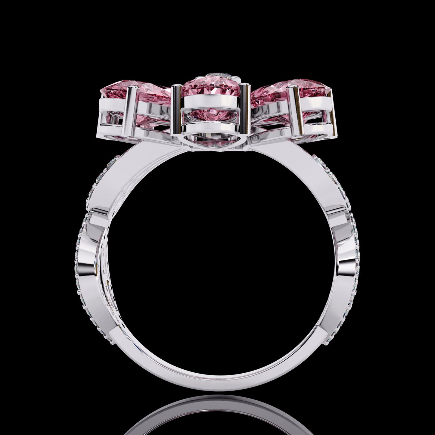 Main Stone
Color : FG
Clarity: VVS-VS
Shape: PEAR
Carat Weight Main Stone :4.430CT
Carat Weight Side Stone : 0.44CT
Type: Lab-Grown Diamond
SKU: MP10S
JewelleRose Floral Pear Cut Engagement Ring White Gold