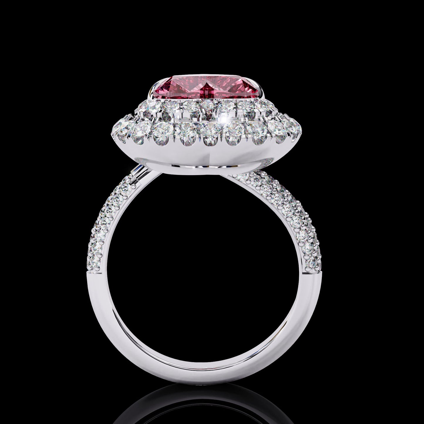 Main Stone
Color : FG
Clarity: VVS-VS
Shape: HEART
Carat Weight Main Stone : 2.58CT
Carat Weight Side Stone : 1.43CT
Type: Lab-Grown Diamond
SKU:MP13S
JewelleRosy Heart Cut Engagement Ring White Gold