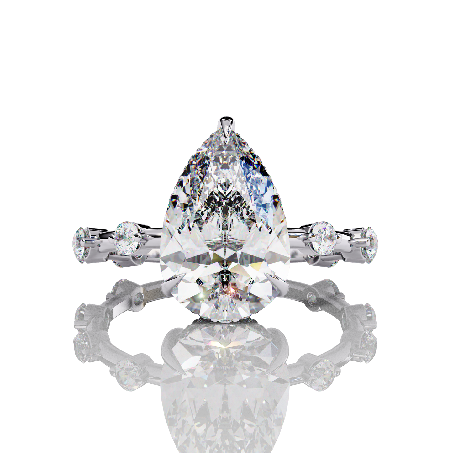 Main Stone
Color : FG
Clarity: VVS-VS
Shape: Pear
Carat Weight Main Stone : 2.96CT
Carat Weight Side Stone : 0.55CT
Type: Lab-Grown Diamond
Sku:- MP1S
JewelleMP1 Sliver