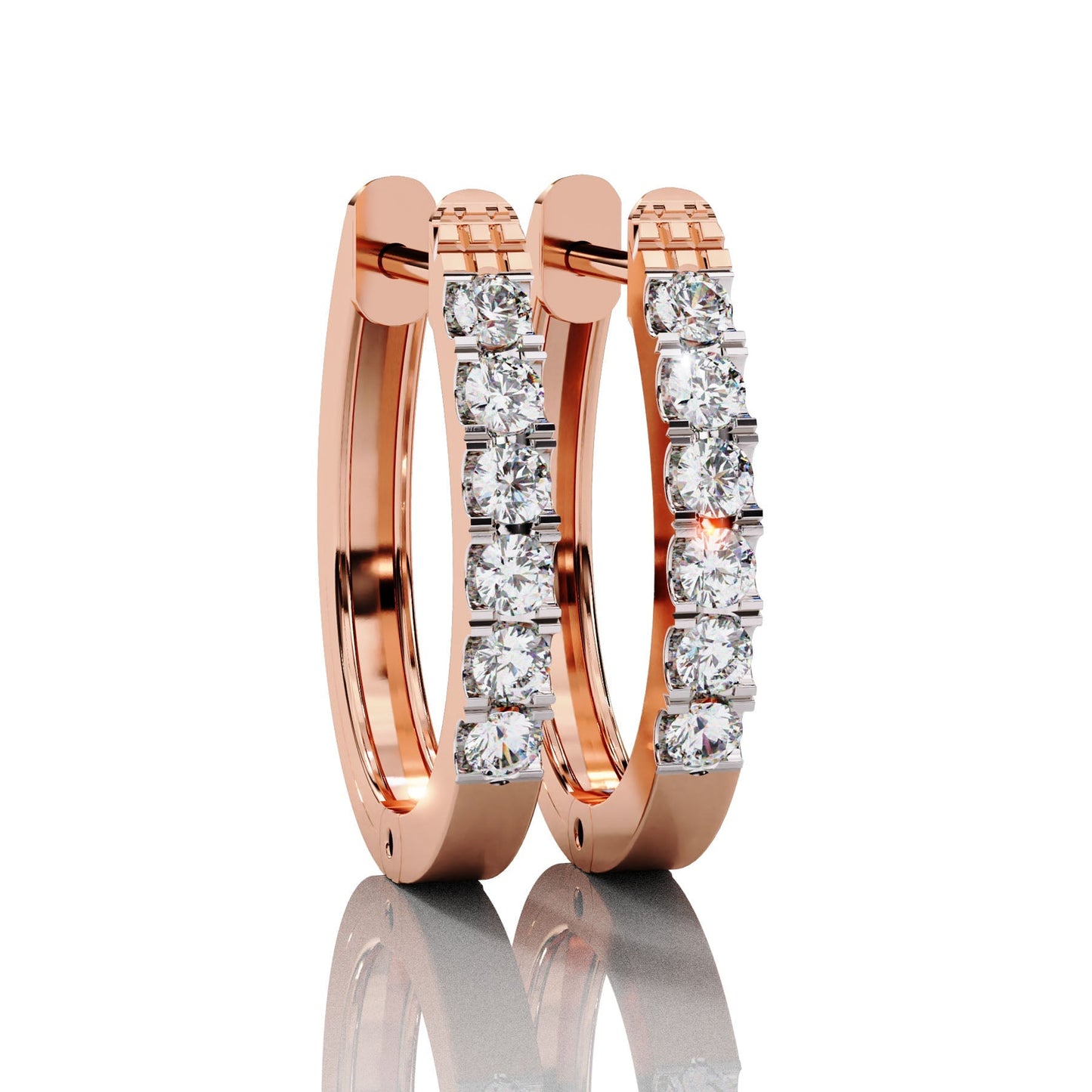 Main Stone
Color : FG
Clarity: VVS-VS
Shape: Round Brilliant
Carat Weight: 0.59 CT
Type: Lab-Grown Diamond
SKU: ERH6R
Jewellery Details
Metal Purity: Solid GERH6 Rose Gold