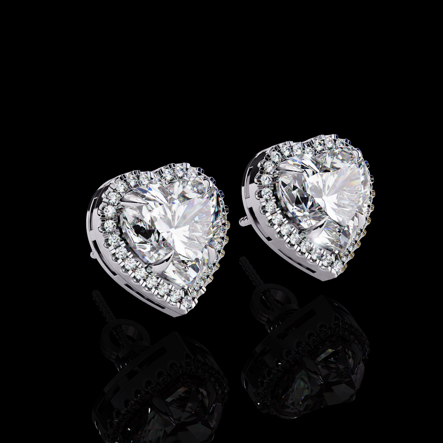 Main Stone
Color : FG
Clarity: VVS-VS
Shape: Round Brilliant
Carat Weight: 2.99 CT
Type: Lab-Grown Diamond
SKU: ERS4
Jewellery Details
Metal Purity: Solid GoHeart Cut Halo Stud Earring White Gold