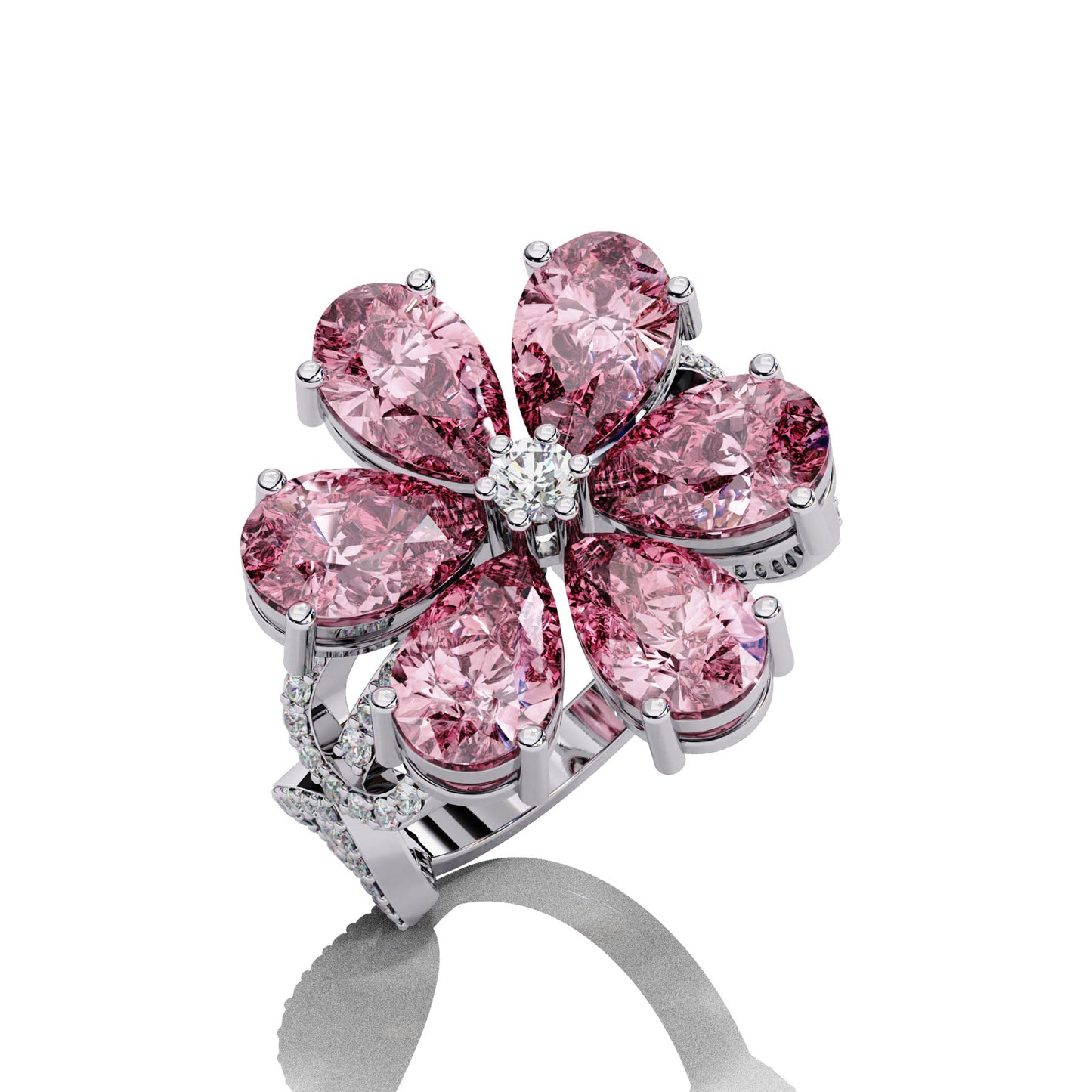 Main Stone

Color : FG
Clarity: VVS-VS

Shape: PEAR

Carat Weight Main Stone :4.430CT

Carat Weight Side Stone : 0.44CT

Type: Lab-Grown Diamond

SKU: MP10S

JewelleRose Floral Pear Cut Engagement Ring White Gold