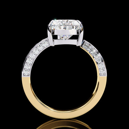 Exquisite Luxury of Elegance with 3 ct Pear-Cut Diamond Ring