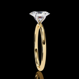1.20 Carat Oval Cut LAB Diamond Solitaire Engagement Ring  GOLD