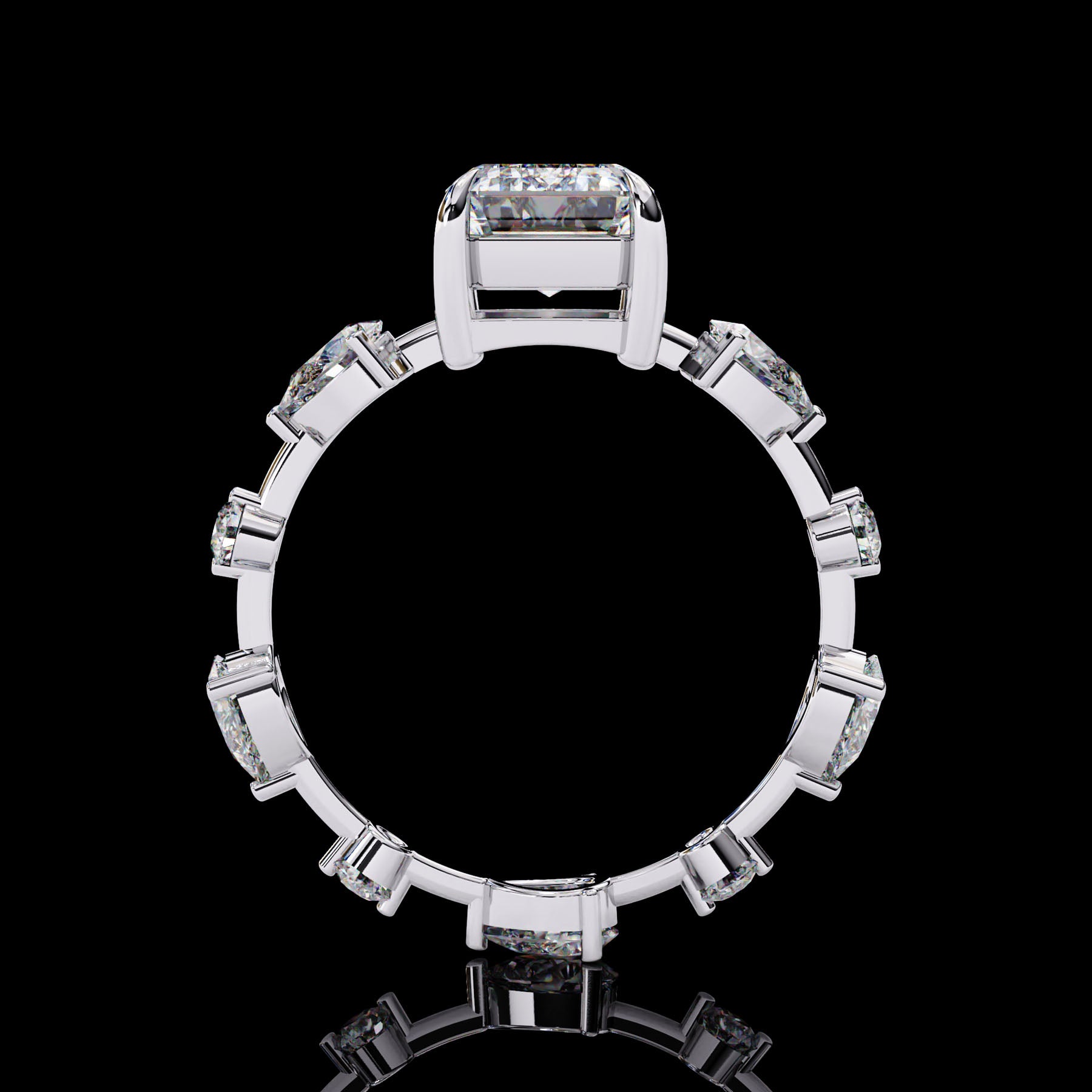 Main Stone

Color : FG
Clarity: VVS-VS

Shape: RADIANT

Carat Weight Main Stone : 2.80CT

Carat Weight Side Stone : 0.92CT

Type: Lab-Grown Diamond

SKU;MP3S

JewellMP3 Silver