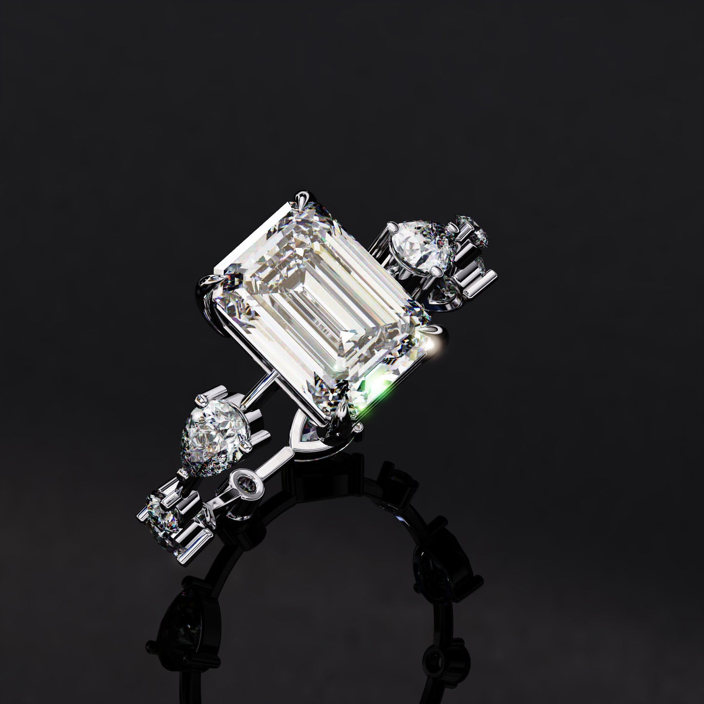 Main Stone

Color : FG
Clarity: VVS-VS

Shape: RADIANT

Carat Weight Main Stone : 2.80CT

Carat Weight Side Stone : 0.92CT

Type: Lab-Grown Diamond

SKU;MP3S

JewellMP3 Silver