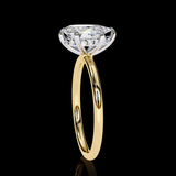 1.81 Carat Pear Cut LAB Diamond Solitaire Engagement Ring  GOLD