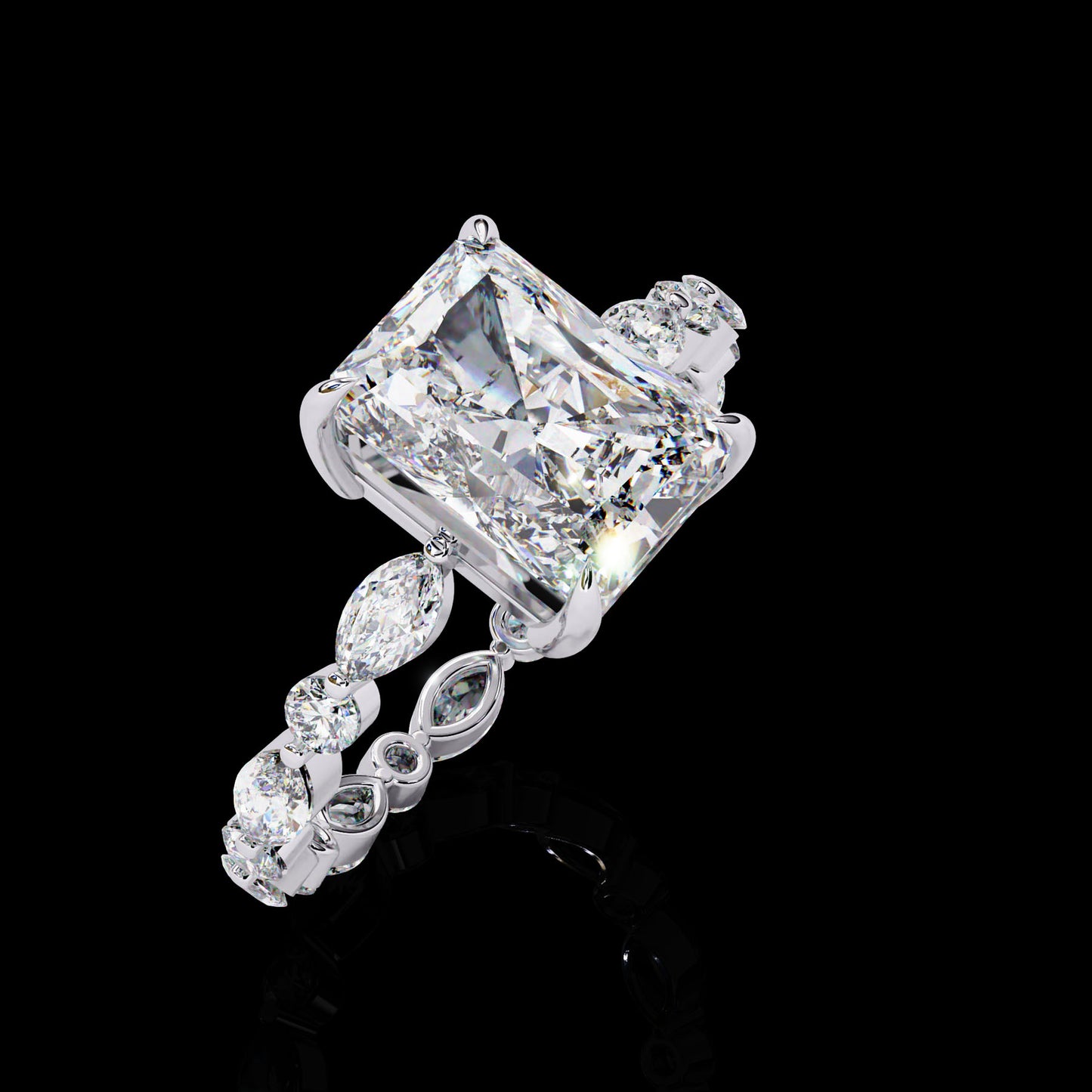 Main Stone

Color : FG
Clarity: VVS-VS

Shape: REDIANT

Carat Weight Main Stone : 2.80CT

Carat Weight Side Stone : .084CT

Type: Lab-Grown Diamond

SKU:MP6S

JewellBright Star White Gold