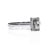 1.21 Carat Radiant Cut LAB Diamond Solitaire Engagement Ring  GOLD