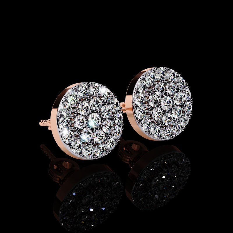 Rose Gold Diamond Earrings: Ethically Crafted Elegance Redefined"