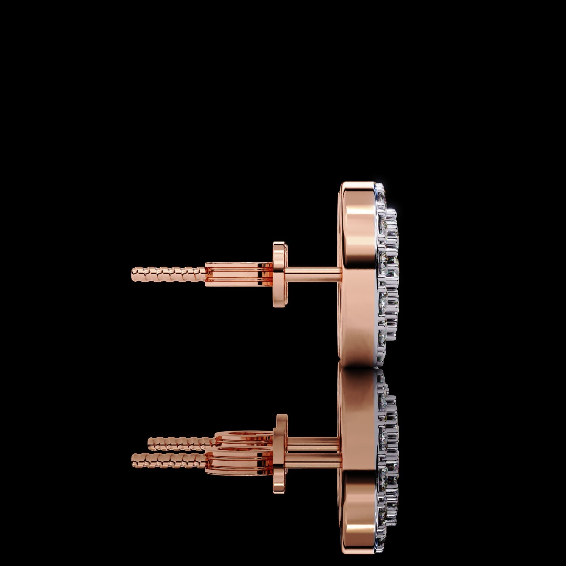 Rose Gold Diamond Earrings: Ethically Crafted Elegance Redefined"