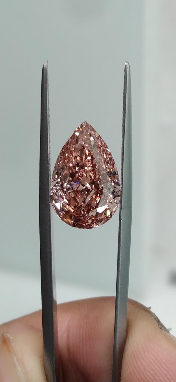 6.03 Carats PEAR Diamond