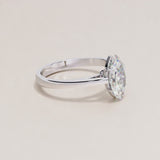 0.86CT Marquise Cut Solitaire Engagement Ring White Gold