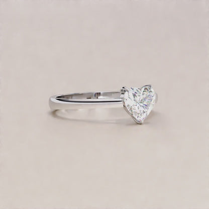 Solitaire Valentine Engagement CVD Diamond Ring for Women Luxury