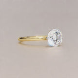 1.57 Carat Round Cut LAB Diamond Solitaire Engagement Ring ROSE GOLD