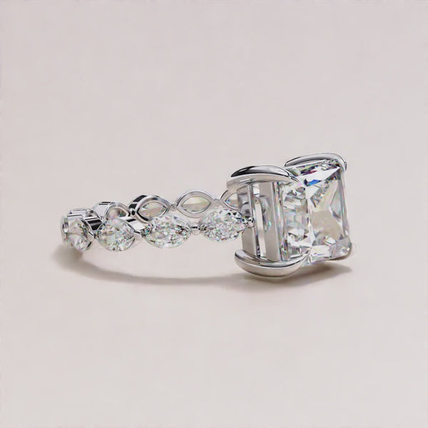 Buy Princess Solitaire Pavé Lab Diamond for Women Inspire from BVLGARI