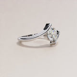 Eternal Radiance Round Cut LAB Diamond Solitaire Engagement Ring White Gold